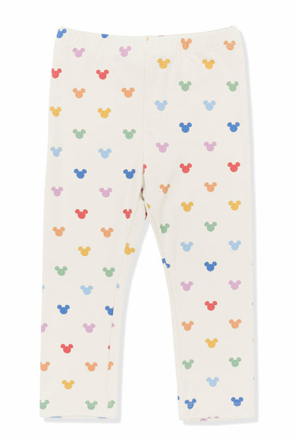 Toddler Leggings in Pastel Mickey Mouse | Kyte Baby