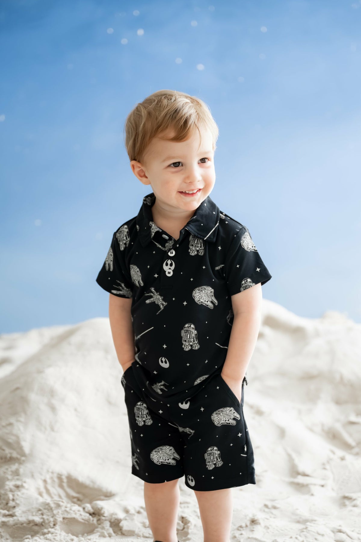 Drawstring Short in STAR WARS™ | Kyte Baby