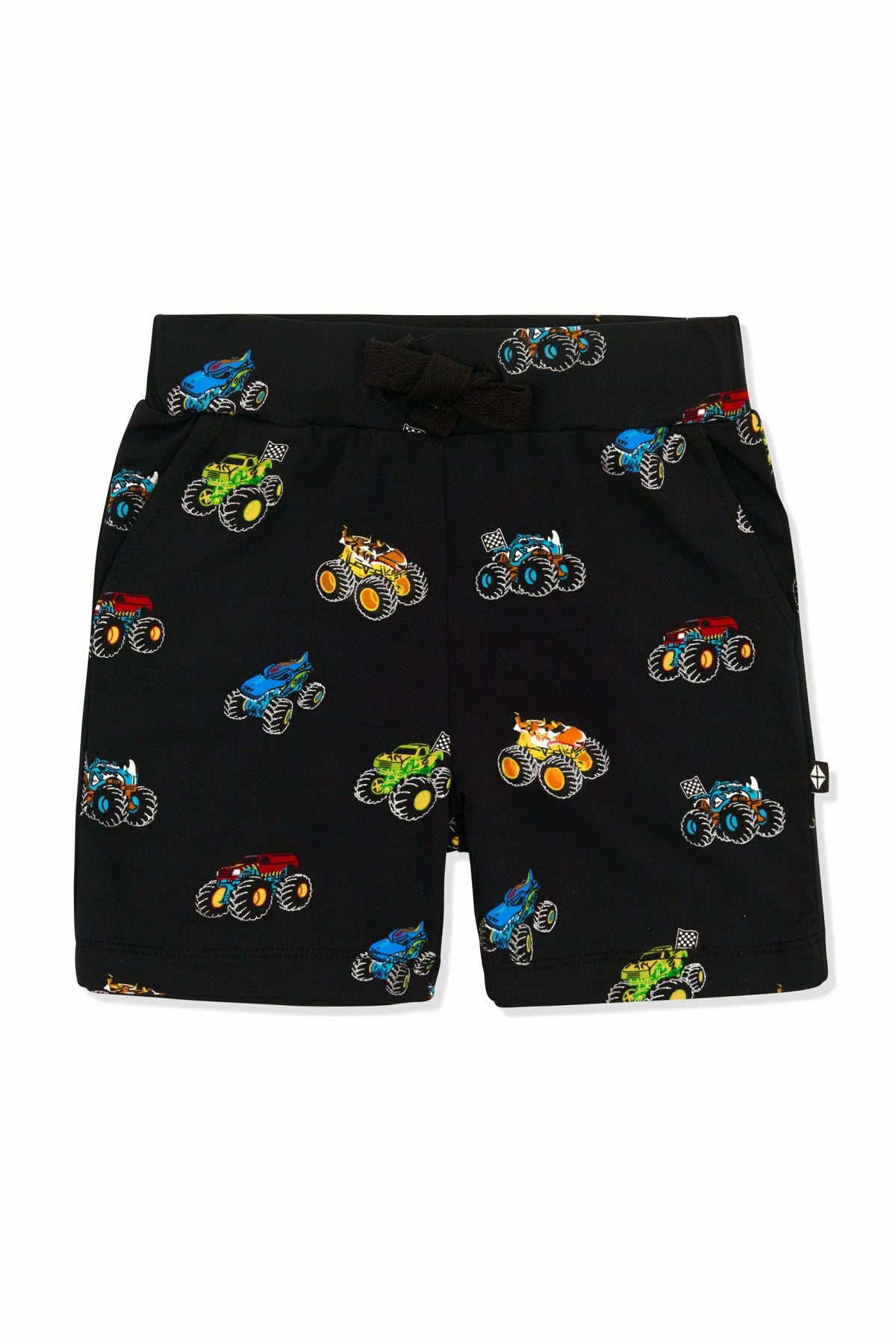 Drawstring Short in Monster Truck | Kyte Baby