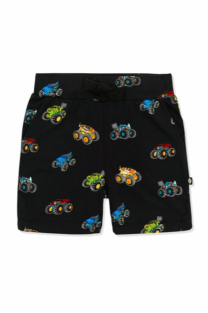 Drawstring Short in Monster Truck | Kyte Baby