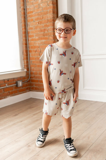 Drawstring Short in Spider-Man | Kyte Baby