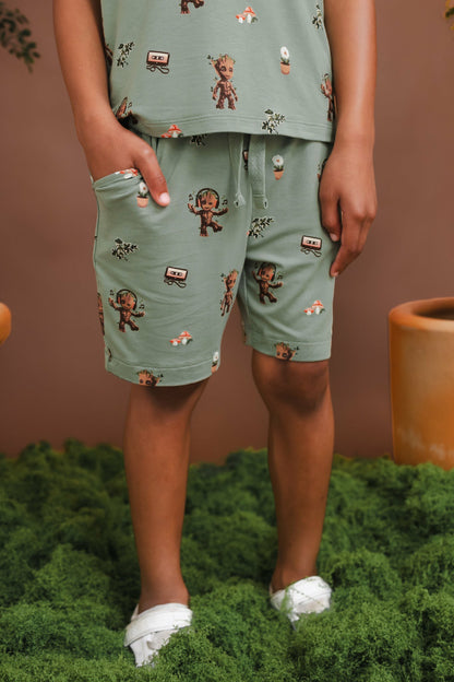 Drawstring Short in Groot | Kyte Baby