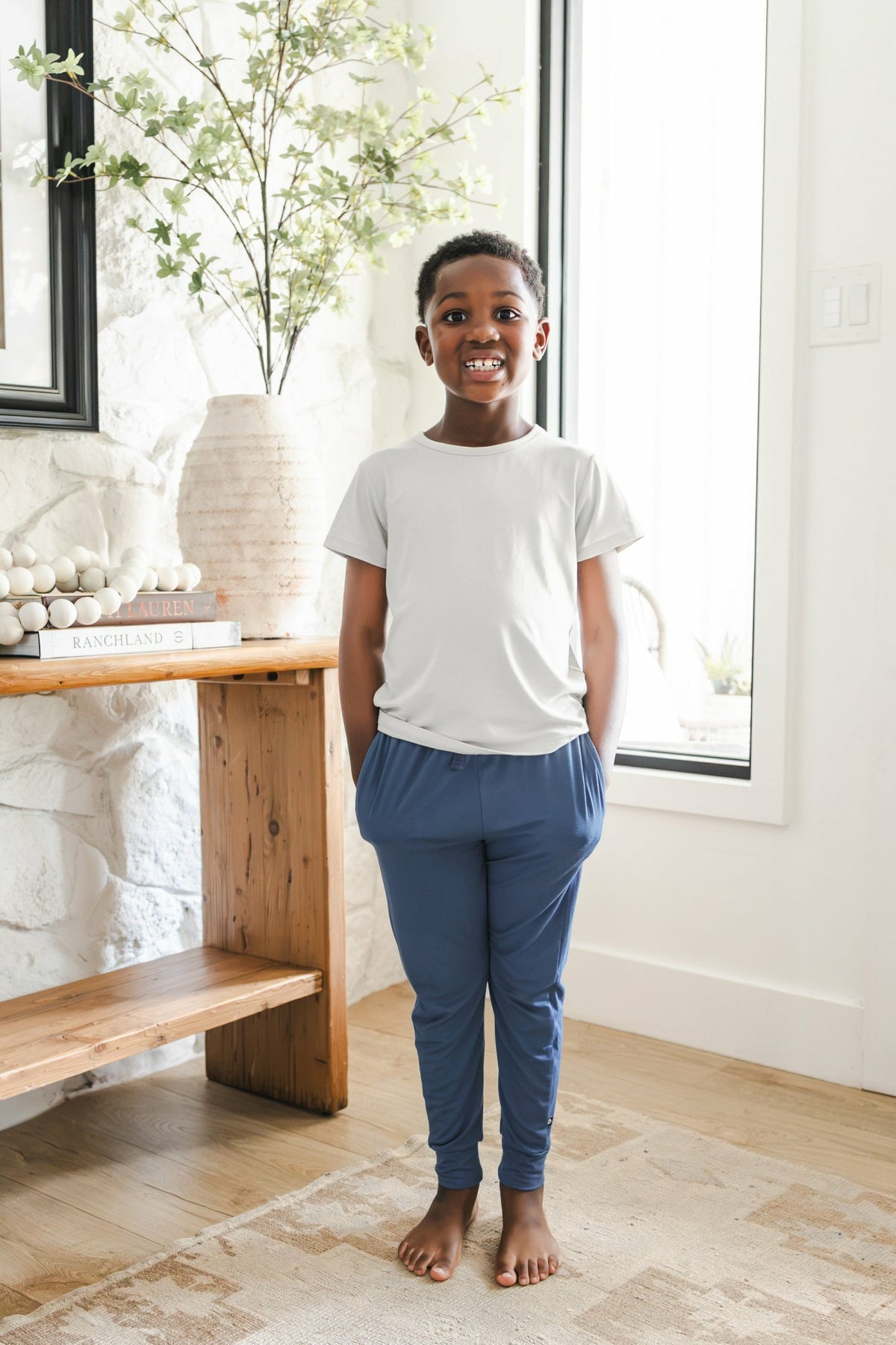 Toddler Jogger Pant in Oxford | Kyte Baby