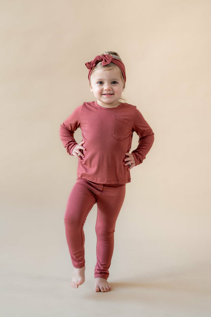 Toddler Leggings in Ember | Kyte Baby