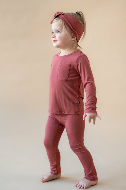 Toddler Leggings in Ember | Kyte Baby