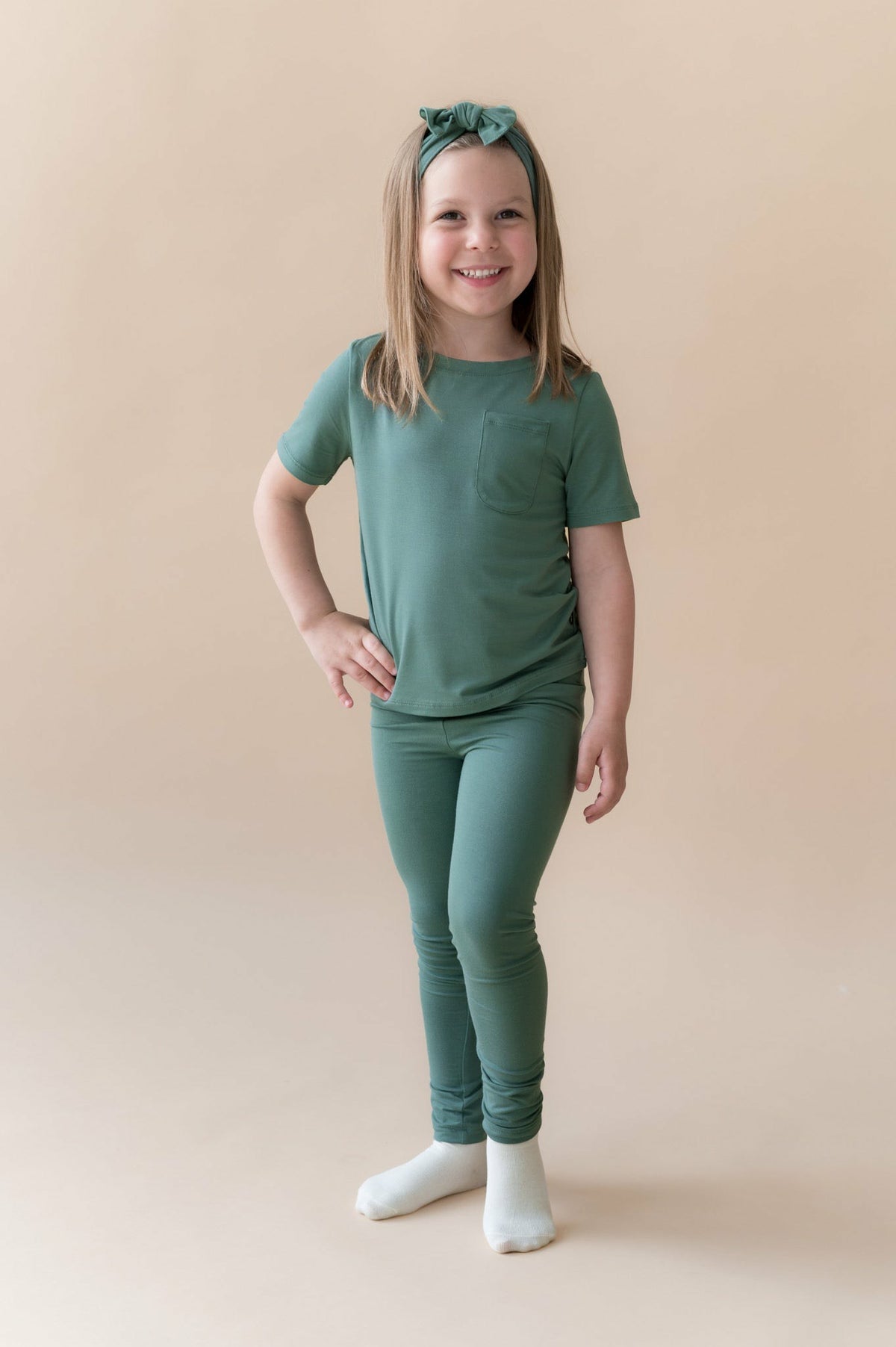 Toddler Leggings in Pine | Kyte Baby