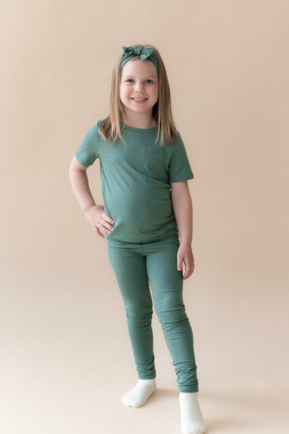 Toddler Leggings in Pine | Kyte Baby