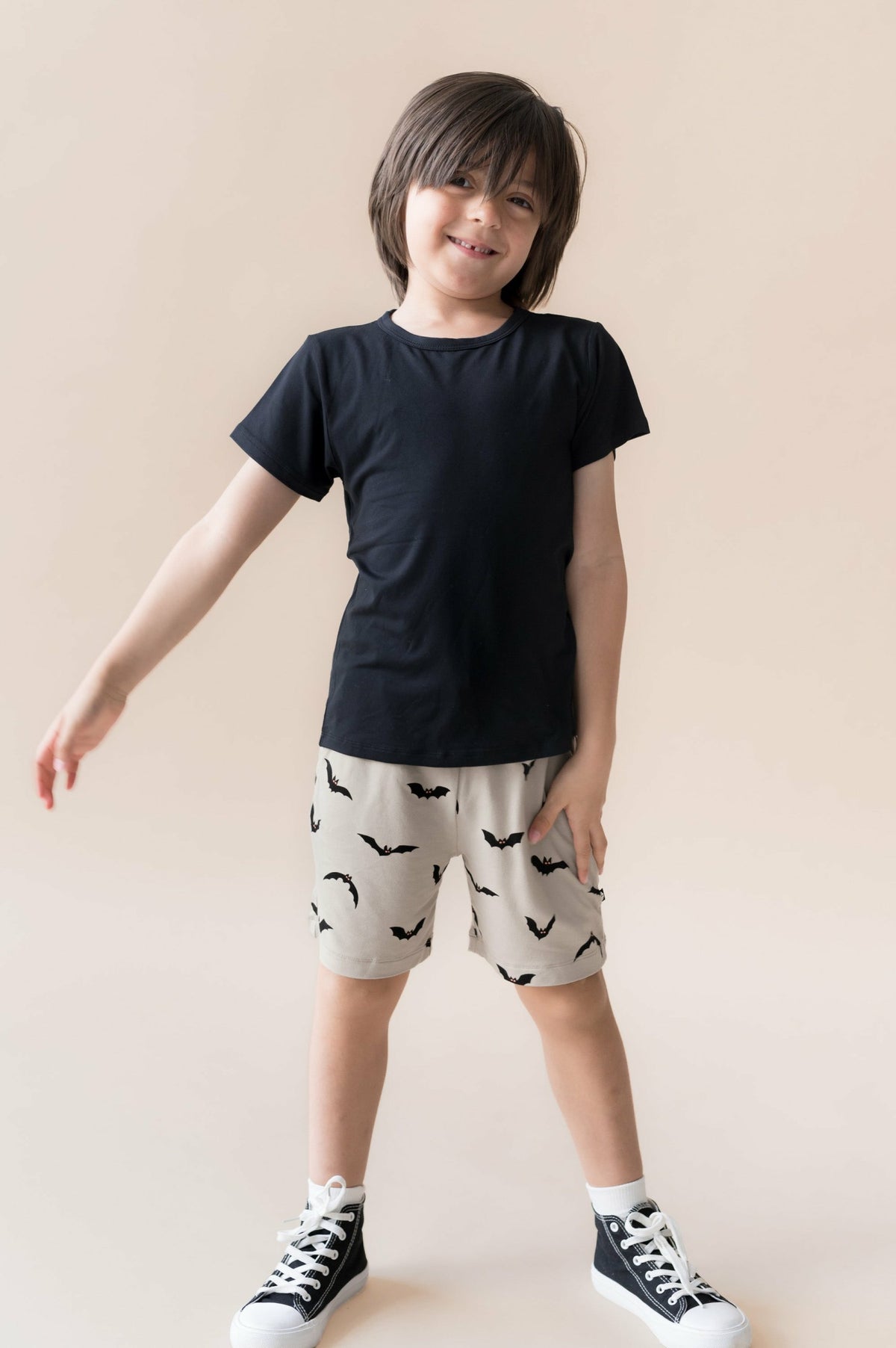Drawstring Short in Bats | Kyte Baby