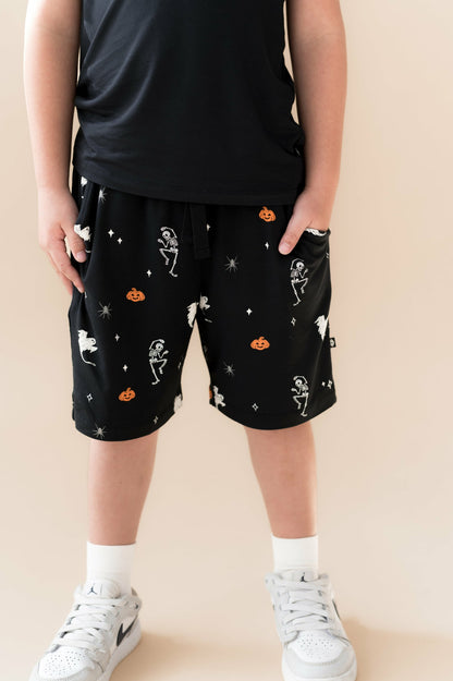 Drawstring Short in Halloween Friends | Kyte Baby