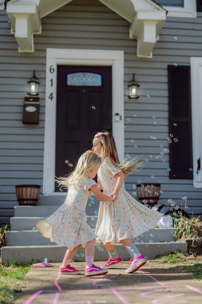 Twirl Dress in Pastel Mickey Mouse | Kyte Baby