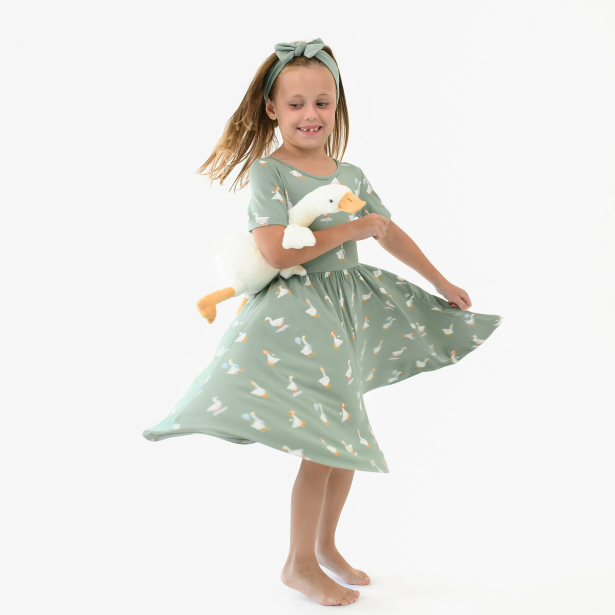Twirl Dress in Silly Goose | Kyte Baby