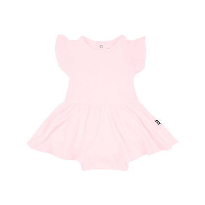 Twirl Bodysuit Dress in Sakura | Kyte Baby