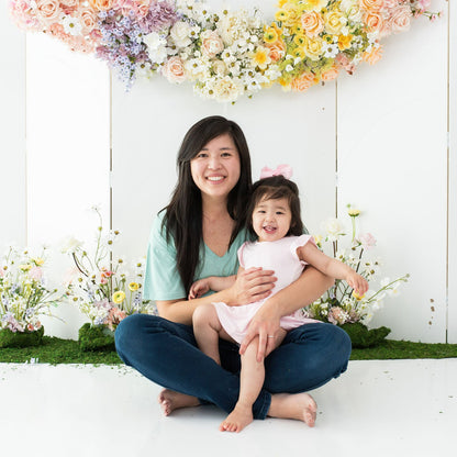Twirl Bodysuit Dress in Sakura | Kyte Baby