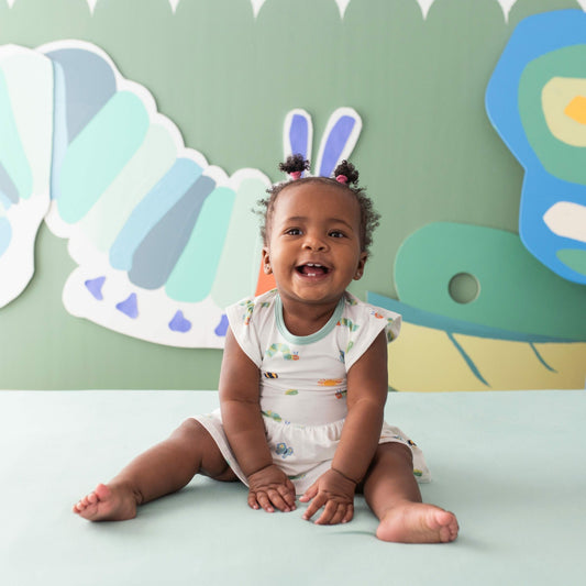 The Very Hungry Caterpillar™ Twirl Bodysuit Dress | Kyte Baby