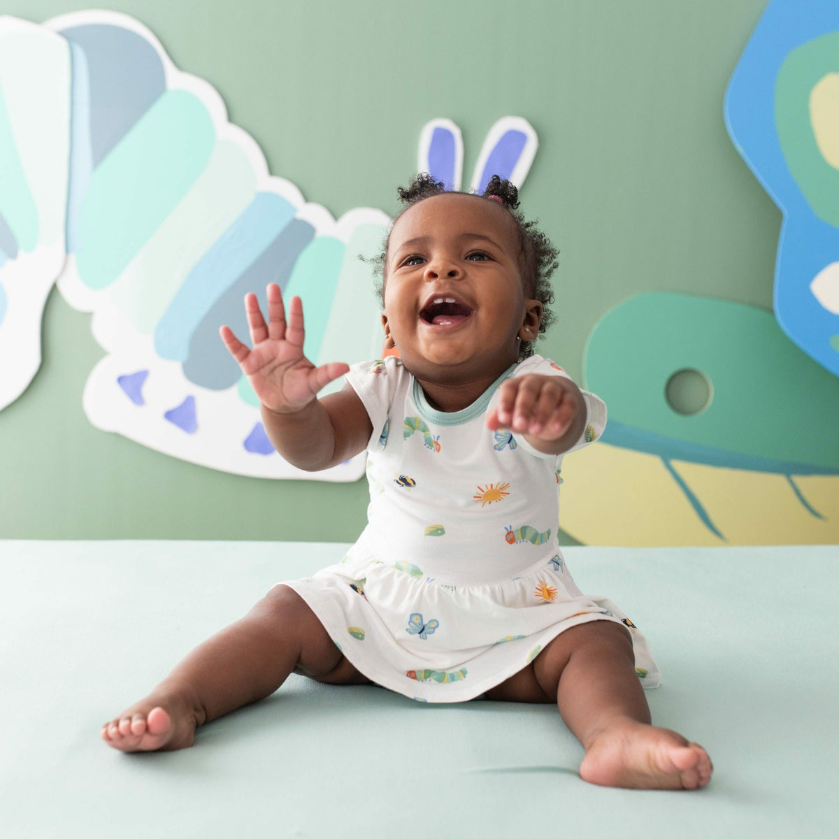 The Very Hungry Caterpillar™ Twirl Bodysuit Dress | Kyte Baby