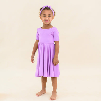 Bamboo Toddler Twirl Dress in Poi | Kyte Baby