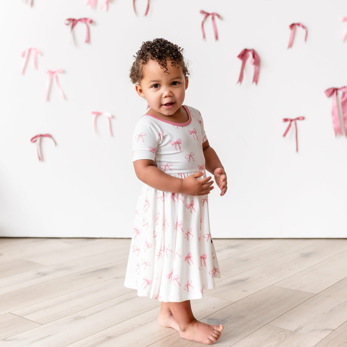 Twirl Dress in Bow | Kyte Baby