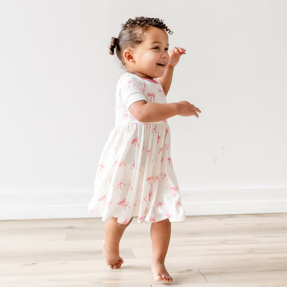Twirl Dress in Bow | Kyte Baby