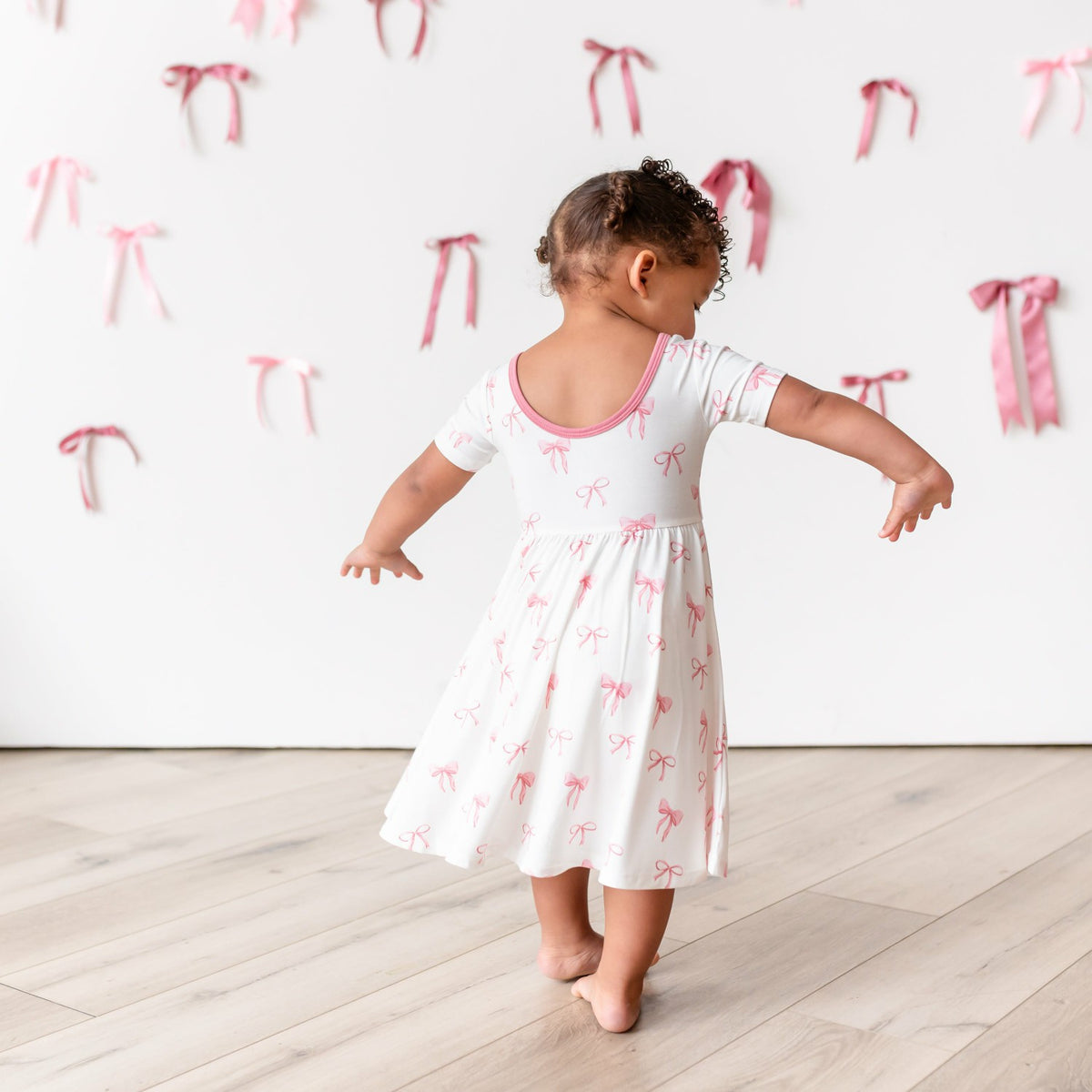 Twirl Dress in Bow | Kyte Baby