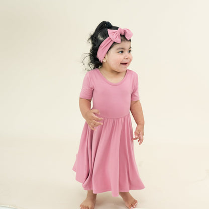 Twirl Dress in Apple Blossom | Kyte Baby