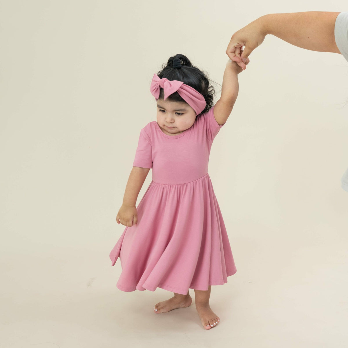 Twirl Dress in Apple Blossom | Kyte Baby