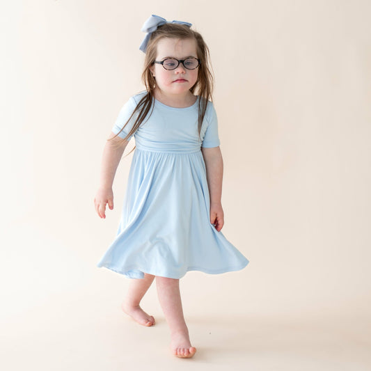 Twirl Dress in Breeze | Kyte Baby