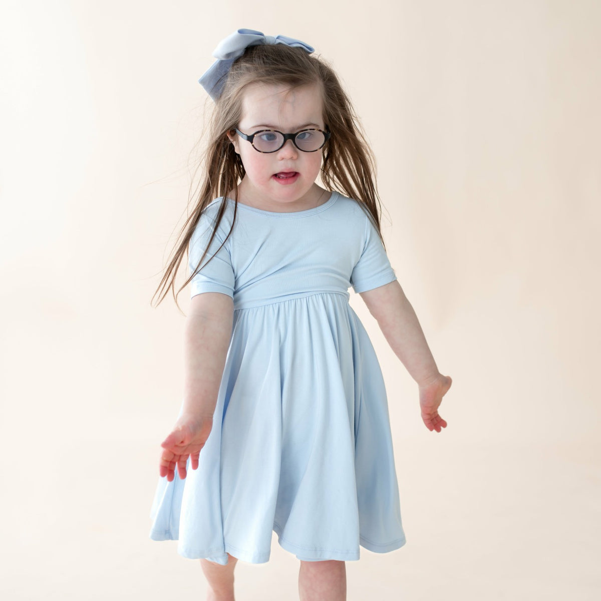Twirl Dress in Breeze | Kyte Baby