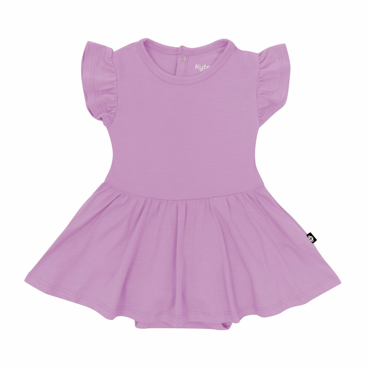 Twirl Bodysuit Dress in Poi | Kyte Baby