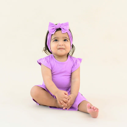 Twirl Bodysuit Dress in Poi | Kyte Baby
