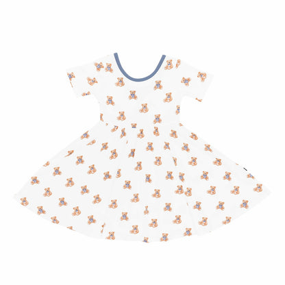 Twirl Dress in Teddy Bear | Kyte Baby