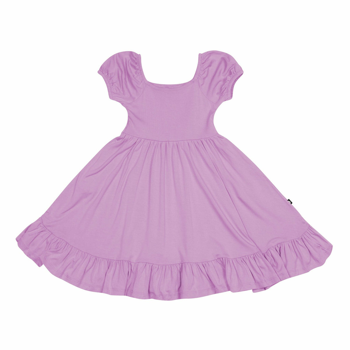 Puff Sleeve Twirl Dress in Poi | Kyte Baby