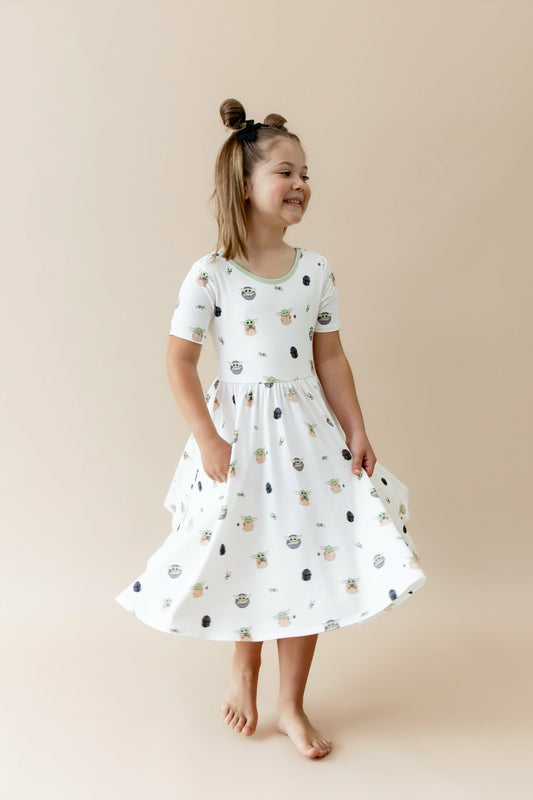 Twirl Dress in Grogu™ | Kyte Baby