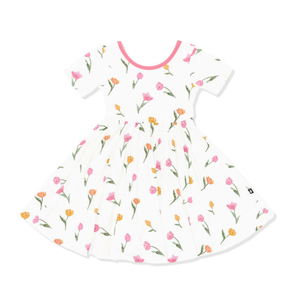 Twirl Dress in Tulip | Kyte Baby