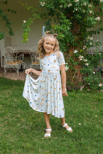 Twirl Dress in Amalfi Coast | Kyte Baby