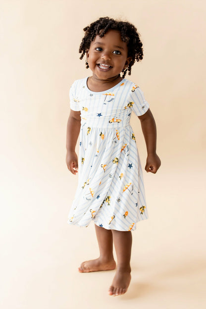 Twirl Dress in Amalfi Coast | Kyte Baby