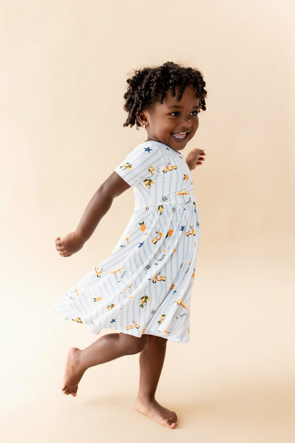 Twirl Dress in Amalfi Coast | Kyte Baby