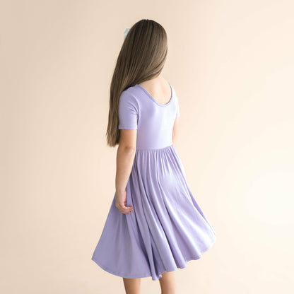 Toddler Twirl Dress in Taro | Kyte Baby