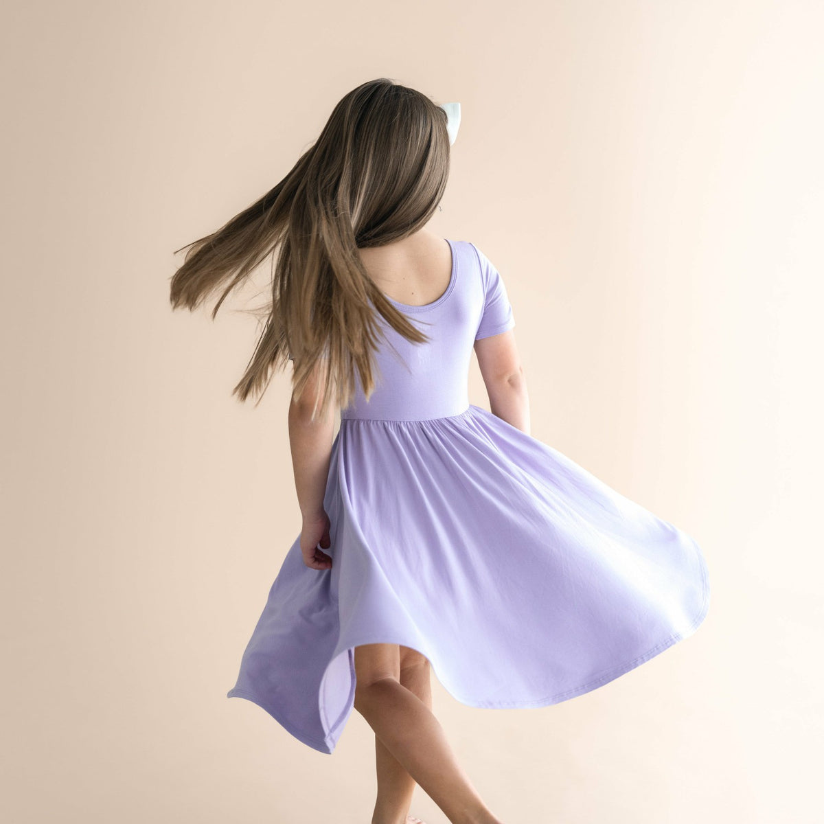 Toddler Twirl Dress in Taro | Kyte Baby