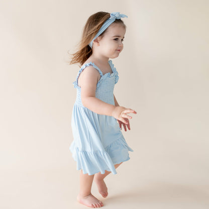 Smocked Dress in Breeze | Kyte Baby