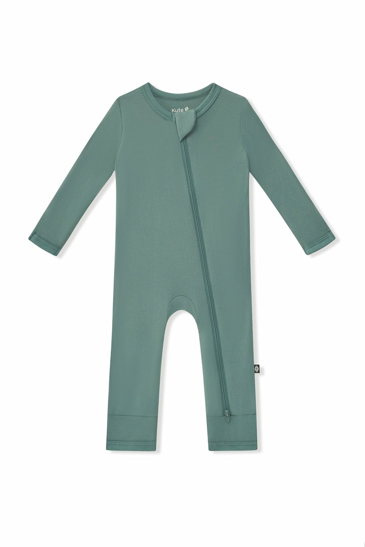 Zippered Romper in Pine | Kyte Baby