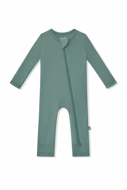 Zippered Romper in Pine | Kyte Baby