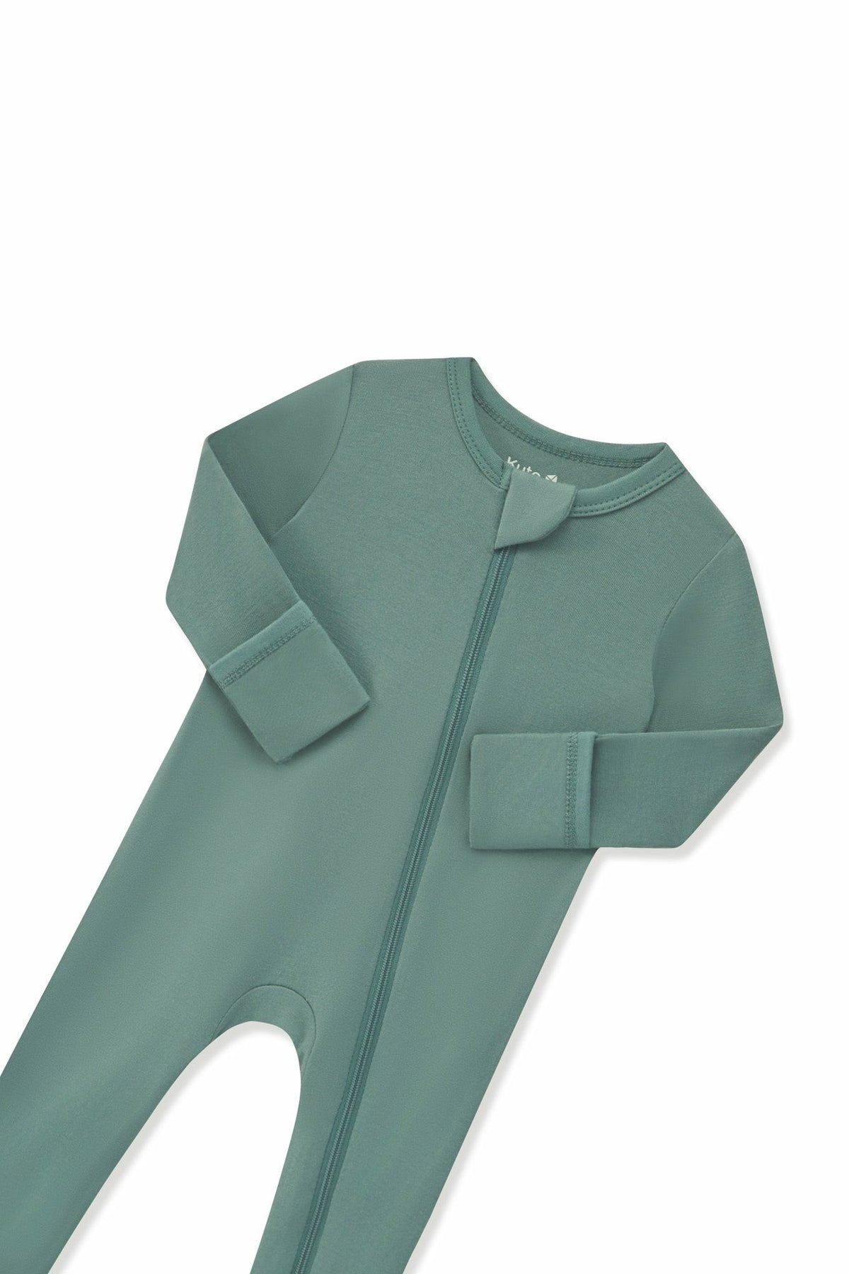 Zippered Romper in Pine | Kyte Baby