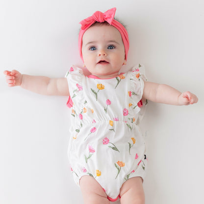 Bubble Romper in Tulip | Kyte Baby