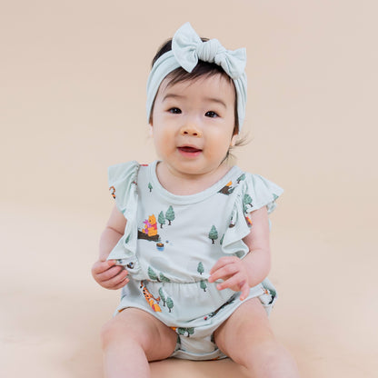 Bubble Romper in Winnie the Pooh Hundred Acre Wood | Kyte Baby