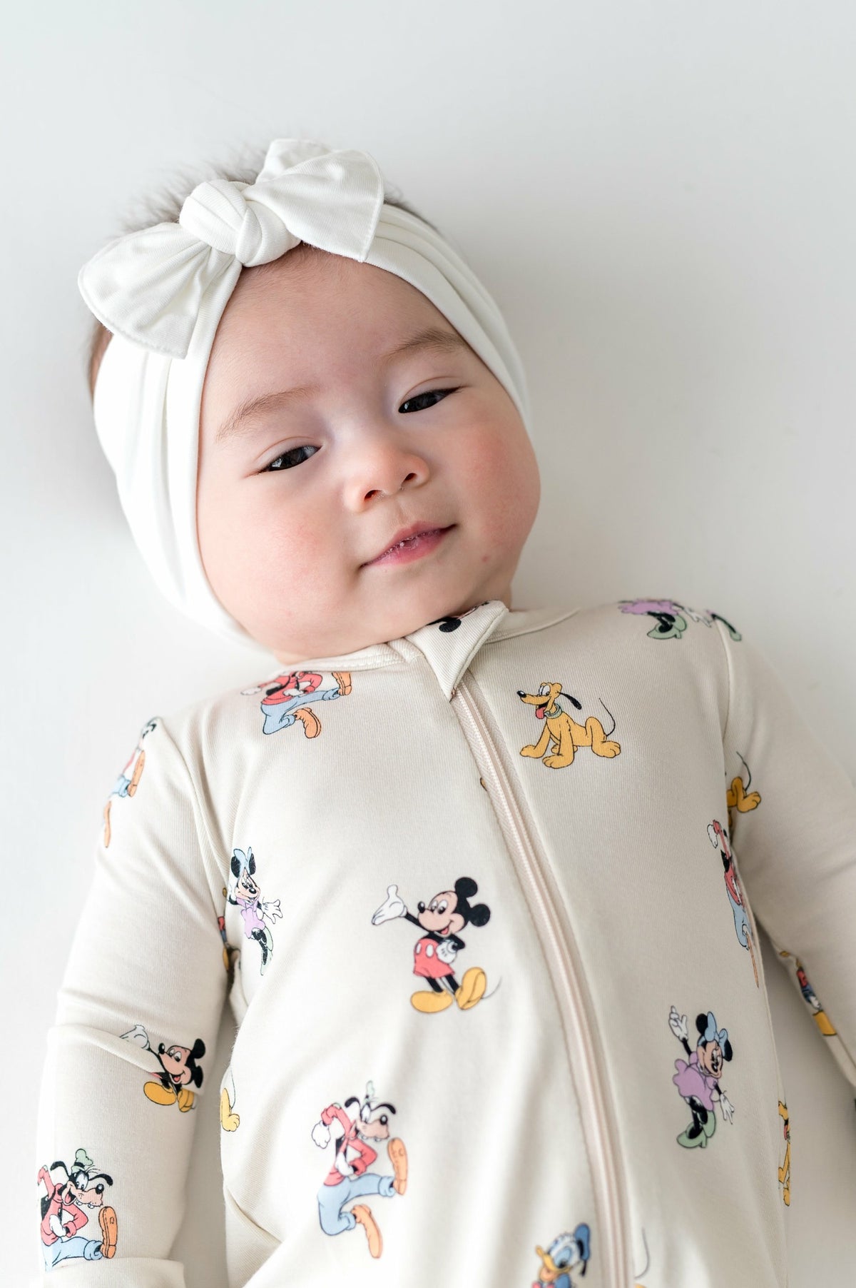 Zippered Romper in Mickey Mouse and Friends | Kyte Baby