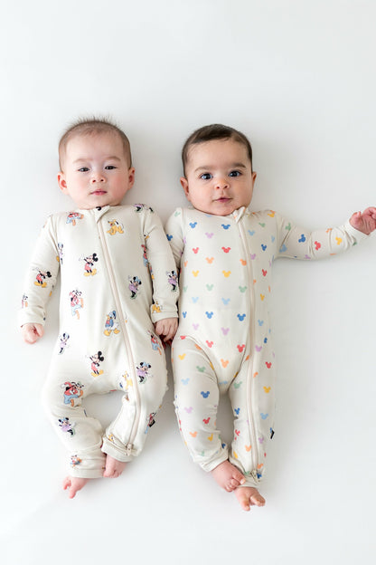 Zippered Romper in Mickey Mouse and Friends | Kyte Baby