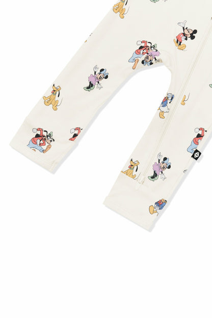 Zippered Romper in Mickey Mouse and Friends | Kyte Baby