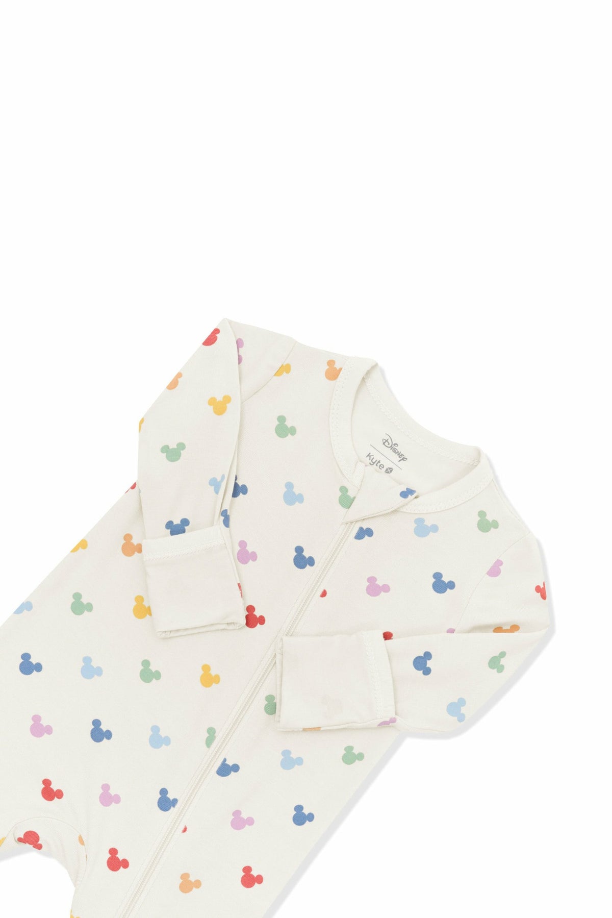 Zippered Romper in Pastel Mickey Mouse | Kyte Baby