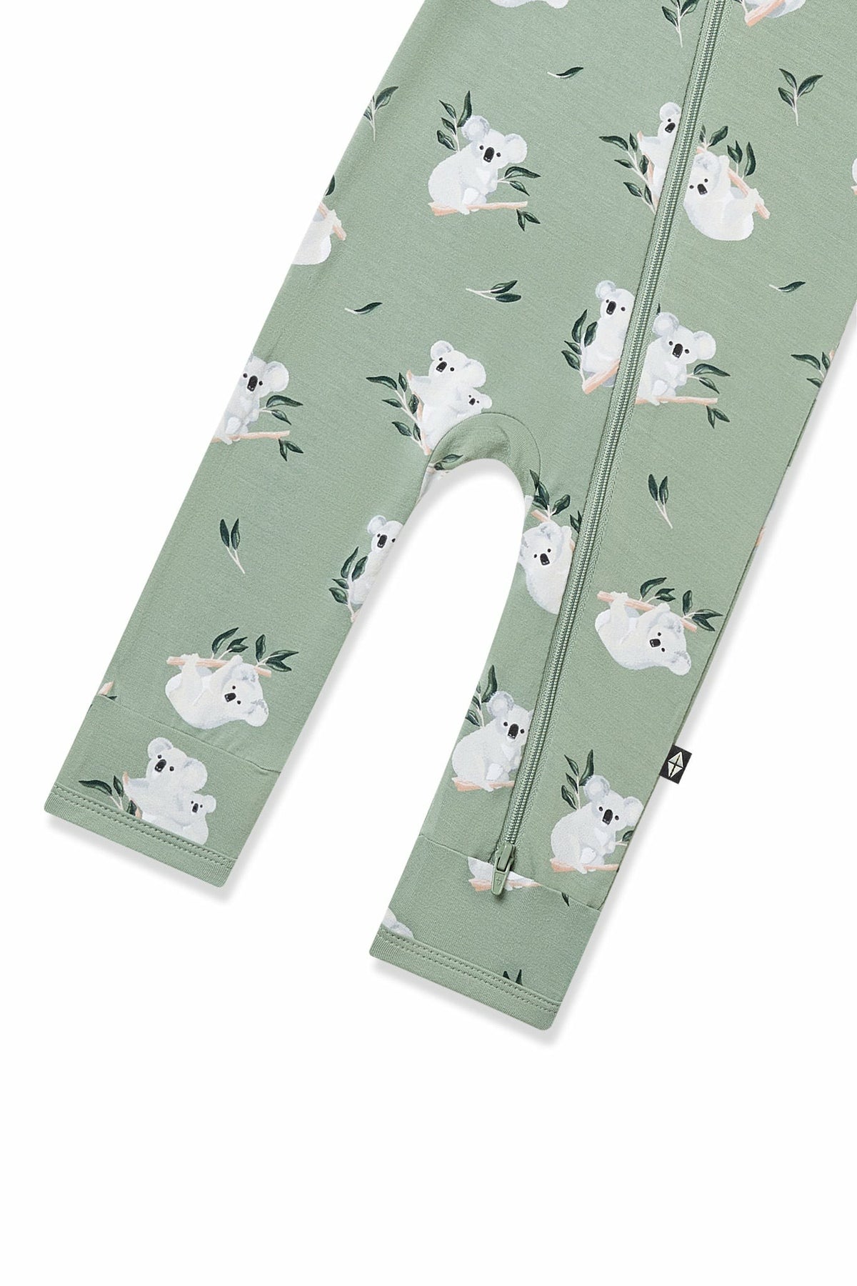 Zippered Romper in Koala | Kyte Baby
