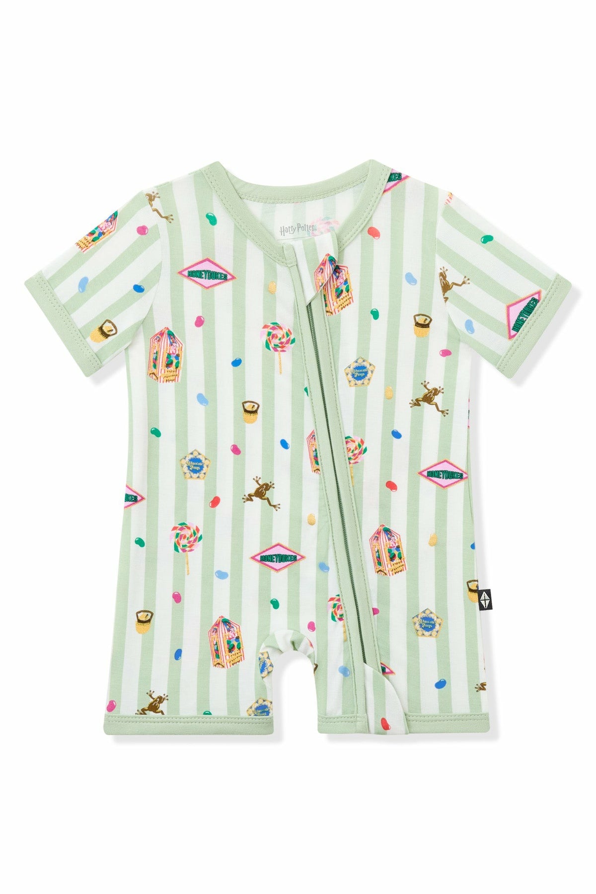 Zipper Shortall Romper in Honeydukes | Kyte Baby